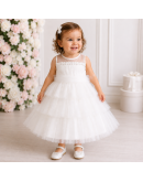 Abito bimba estivo a balze di tulle