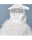 Abito bimba estivo a balze di tulle