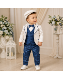 Abito bimbo bianco e blu Abito bimbo bianco e blu