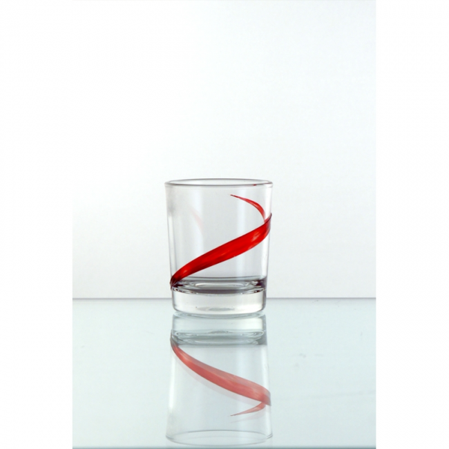 Bicchieri liquore spirale