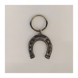 portachiavi ferro di cavallo in ottone