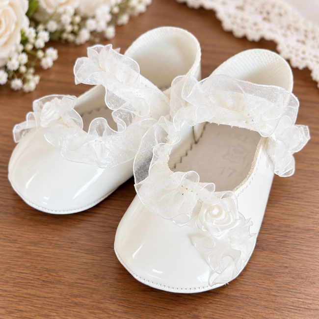 Scarpe bimba panna Scarpe bimba panna