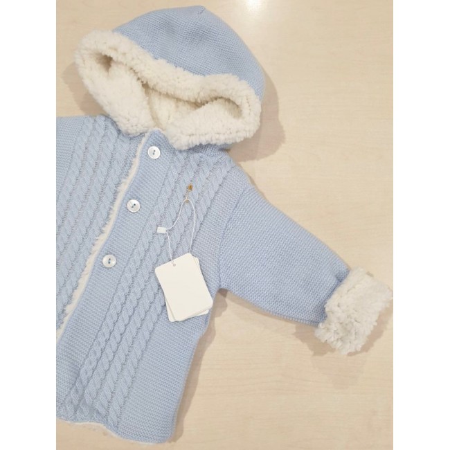 Cappotto baby con pelliccia