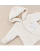 Nazareno Gabrielli Cappotto baby con pelliccia