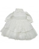 abito bimba invernale con pizzo e tulle abito bimba invernale con pizzo e tulle