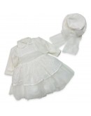 abito bimba invernale con pizzo e tulle abito bimba invernale con pizzo e tulle