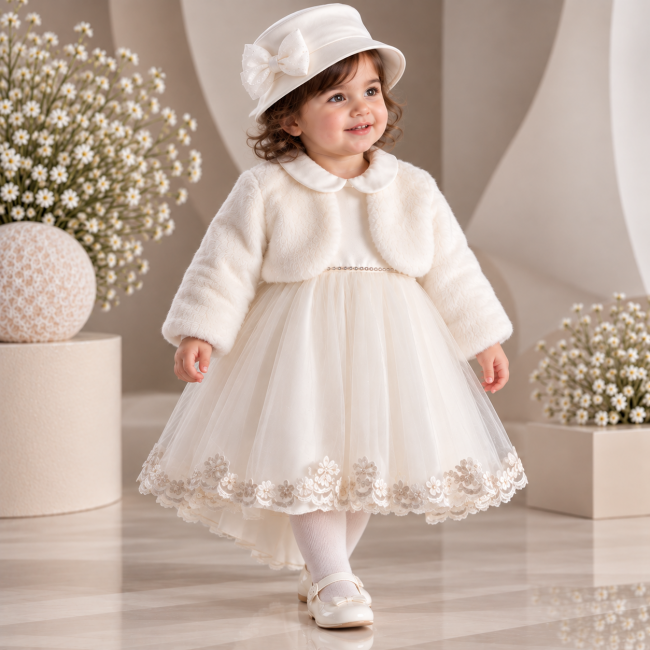 Nazareno Gabrielli abito bimba con strass