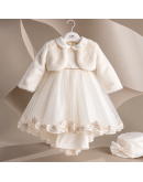 Nazareno Gabrielli abito bimba con strass Nazareno Gabrielli abito bimba con strass
