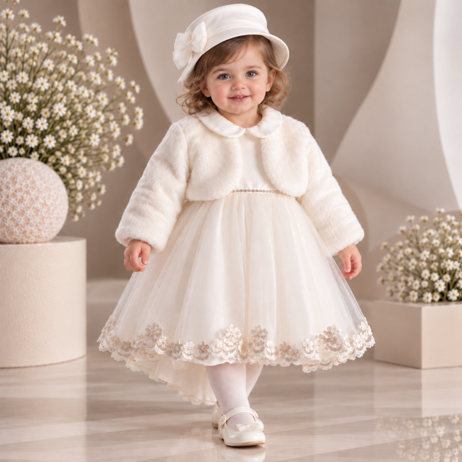 Nazareno Gabrielli abito bimba con strass Nazareno Gabrielli abito bimba con strass