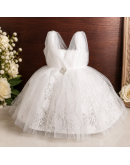 Abito bimba in pizzo e tulle