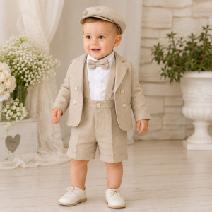 Abito per bimbo estivo beige 