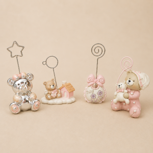 Bomboniere outlet in offerta clip in resina rosa