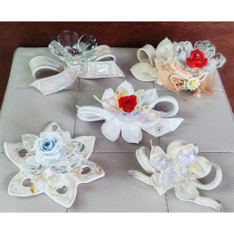 offerta fiori farfalle in cristallo porcellana