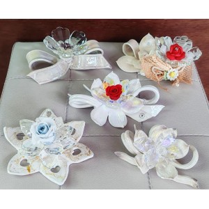 offerta fiori farfalle in cristallo porcellana