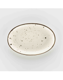 piatto vassoio ovale piccolo decorato a mano