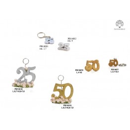 bomboniera segnaposto clip anniversario 