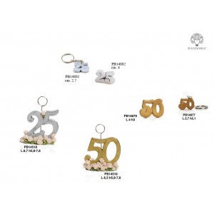 bomboniera segnaposto clip anniversario 