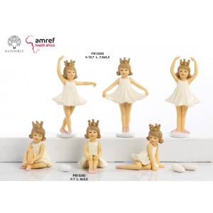 bomboniera solidale principessa ballerina seduta