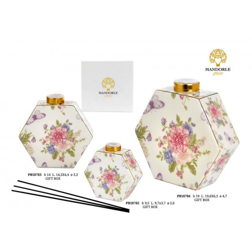 profumatore esagonale fiori pastello profumatore esagonale fiori pastello