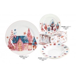 set piatti natale