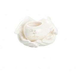 mani con palloncino e candela harmony