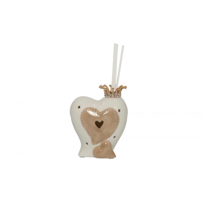 Bomboniera profumatore cuore led harmony