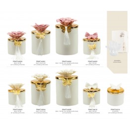scatola con farfalla e candela profumata  scatola con farfalla e candela profumata