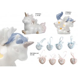 Bomboniera unicorno con led