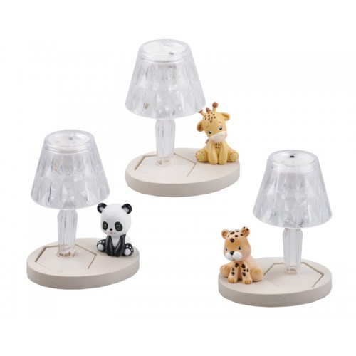 piccola lampada con baby animaletti