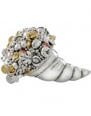 cornucopia con frutta e soldi cornucopia con frutta e soldi