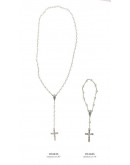 rosario con perle e strass rosario con perle e strass