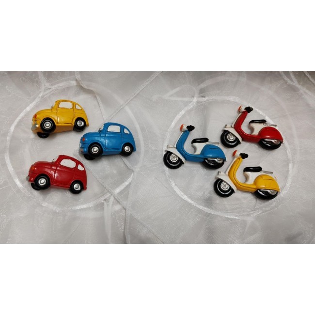 Bomboniera magnete auto vespa