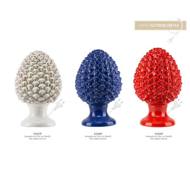 Bomboniera lampada pigna ceramica in offerta Bomboniera lampada pigna ceramica in offerta