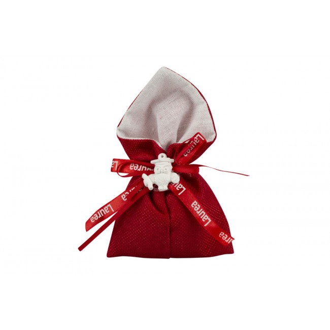 Bomboniera sacchetto laurea con gesso gufo