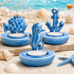 Bomboniera portacandela mare in super offerta