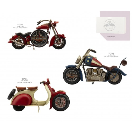 moto vespa con orologio sveglia harmony