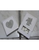 bomboniera segnaposto scatola portaconfetti con magnete sposi