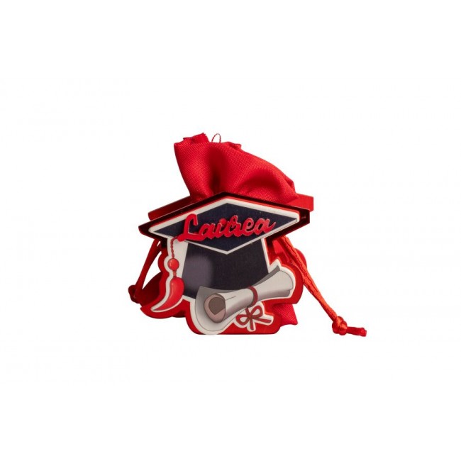 Bomboniera portaconfetti cappello laurea
