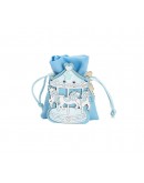 portaconfetti in legno baby rosa celeste