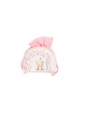 portaconfetti in legno baby rosa celeste