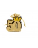 portaconfetti in legno per anniversario
