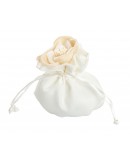 sacchetto segnaposto con fiore