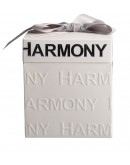 scatola tonda in vetro harmony