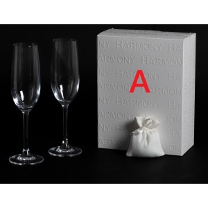 set calici harmony per matrimonio anniversario 