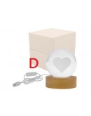 globo lampada led usb