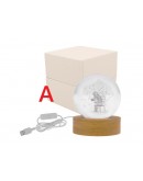 globo lampada led usb