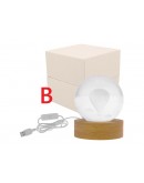 globo lampada led usb
