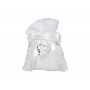 sacchetto con ciondolo cuore 
