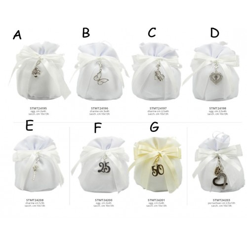 bomboniera segnaposto sacchetto con ciondolo bomboniera segnaposto sacchetto con ciondolo