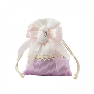 sacchetto con gessetto biberon rosa